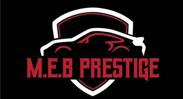 M.E.B Prestige Inc. used car dealer logo